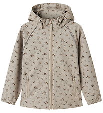 Name It Softshell Jacket w. Fleece - NkfAlfa08 - Pure Cashmere/B