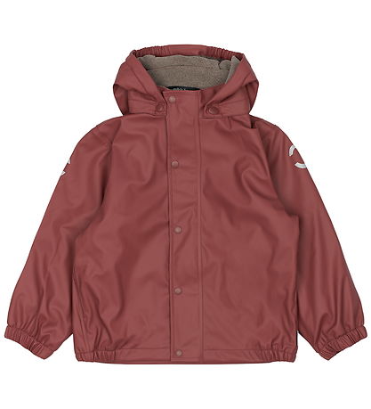 Mikk-Line Regntøj m. Fleece/Seler - PU - Recycled - Apple Butter