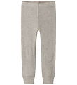Name It Leggings - Uld - Rib - Noos - NmnWax - Nacreous Cloud