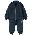 Mikk-Line Termotøj m. Fleece - Duvet - Coated - Blue Nights