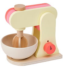 Kids Concept Røremaskine - Træ - 17 cm - Lysegul/Rosa
