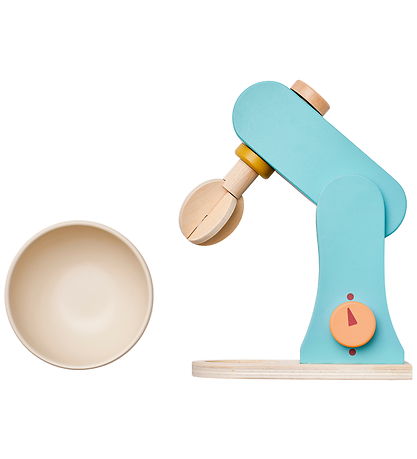Kids Concept Røremaskine - Træ - 17 cm - Blå