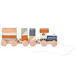 Kids Concept Train w. Blocks - 38 cm - Wood