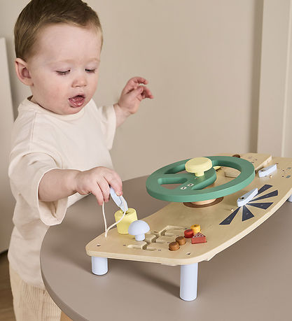 Kids Concept Aktivitetstavle - Træ - Bil