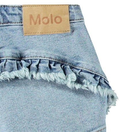 Molo Shorts - Denim - Agnetha - Distressed Washed