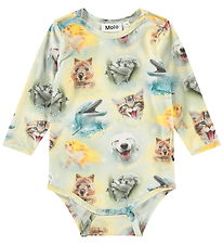 Molo Bodysuit l/s - Foss - Smiling Cubs