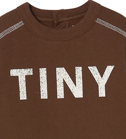 Tiny Cottons Heldragt - Sweat - Contrast - Dark Brown