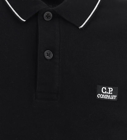 C.P. Company Polo - Sort m. hvid