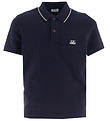 C.P. Company Polo - Total Eclipse Blue m. Hvid