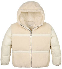 Calvin Klein Dynejakke m. Fleece - Whitecap Gray