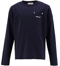 Moncler Bluse - Navy m. Lomme