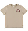 Levis T-shirt - Galloping Free - White Pepper m. Rød