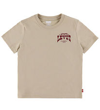 Levis T-shirt - Galloping Free - White Pepper m. Rød