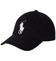 Polo Ralph Lauren Kasket - Sort m. Hvid