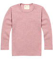Engel Bluse - Uld - Rosewood Melange