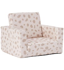 Kids Concept Lænestol/Legemadras - Foldbar - 42x44x38 - Hvid/Bei