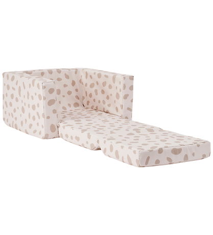 Kids Concept Lænestol/Legemadras - Foldbar - 42x44x38 - Hvid/Bei