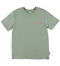 Billabong T-shirt - Origin - Grey Green m. Print