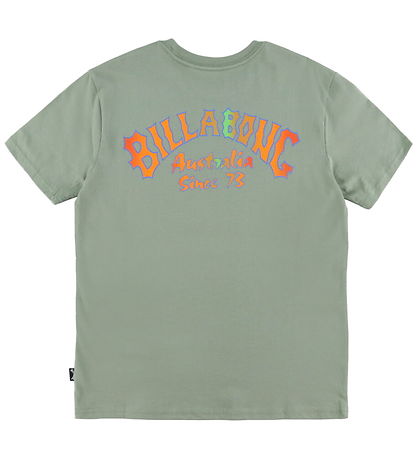Billabong T-shirt - Origin - Grey Green m. Print