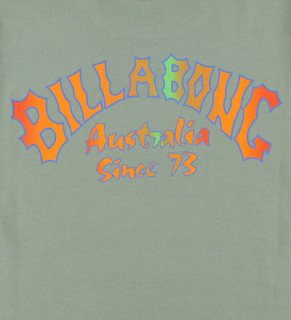 Billabong T-shirt - Origin - Grey Green m. Print