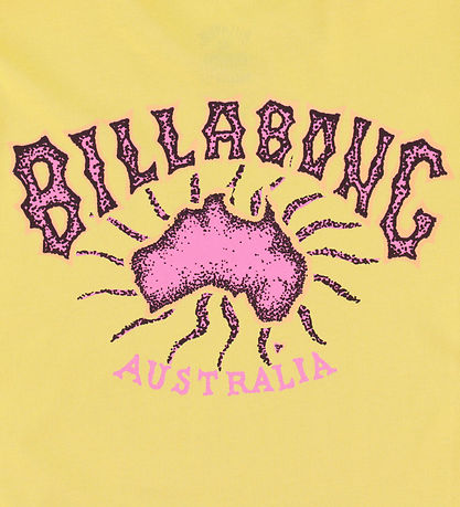 Billabong T-shirt - Origin - Misted Yellow m. Print