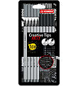 Stabilo Tuscher - Creative Tips Arty - 10 stk. - Sort/Grå