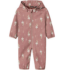 Name It Softshell Suit w. Fleece - NbnAlfa08 - Woodrose/Bunny
