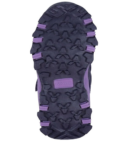 Viking Støvler - Track Mid WP 2V - Aubergine/Lilac