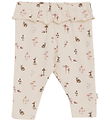 Minymo Leggings - AOP - Sandshell