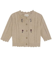 Minymo Cardigan Knit - Beige Meleret