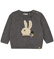 Minymo Pusero Neule - Dark Kulta Grey
