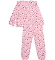 Minymo Pyjama Set - 2 Parts - AOP - Bleached Mauve