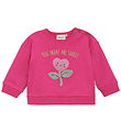 Minymo Sweatshirt - Fuchsia Fedora w. Print