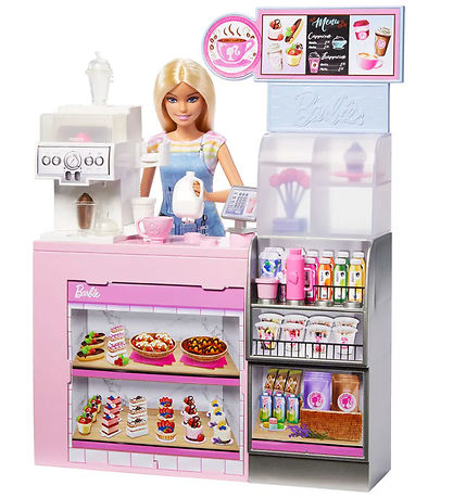 Barbie Legesæt - Kaffebutik m. Tilbehør
