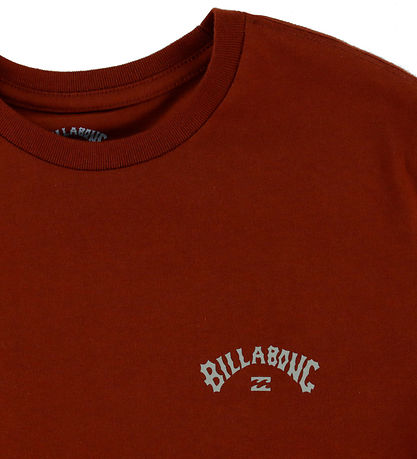 Billabong T-Shirt - Arch Wave - Brick m. Print