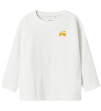 Name It Blouse - NmmLonnie - Bright White w. Tractor