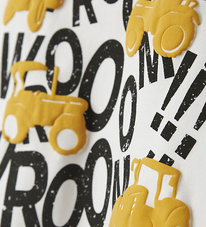 Name It Bluse - NmmLonnie - Bright White m. Traktor