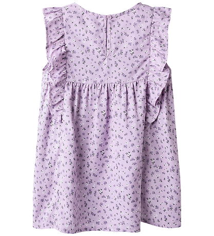 Name It Kjole - NmfJolly - Lavendula m. Blomster