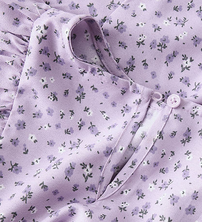 Name It Kjole - NmfJolly - Lavendula m. Blomster