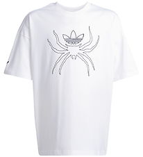 adidas Originals T-shirt - Vit m. Spindel