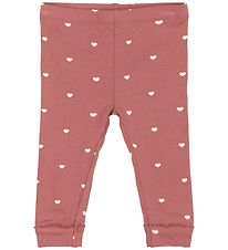 The New Siblings Leggings - TnsbNova - Vissna Rose m. Hjärtan
