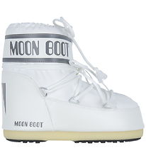 Moon Boot Vinterstøvler - Icon Low Nylon - Hvid Mono
