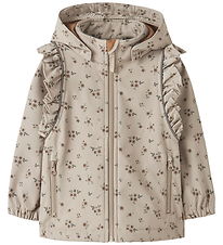 Name It Softshelljakke m. Fleece - NmfAlfa08 - Pure Cashmere/Bou