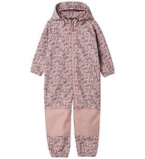 Name It Softshelldragt m. Fleece - Noos - NmfAlfa - Woodrose/Blo