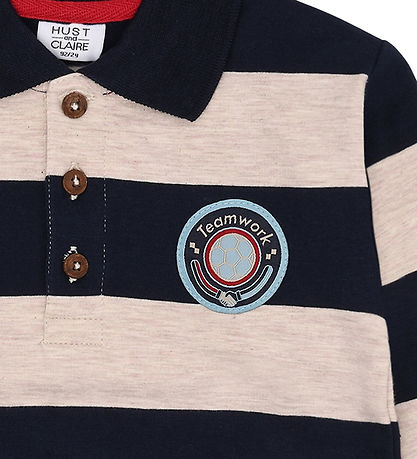 Hust and Claire Sweatshirt - HCSejer - More Navy m. Striber