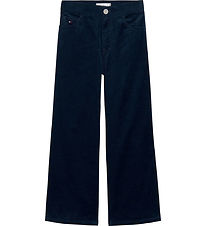 Tommy Hilfiger Fløjlsbukser - Mabel - Dark Night Navy