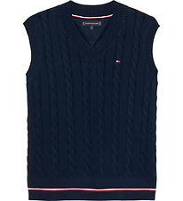 Tommy Hilfiger Vest - Strik - Dark Night Navy