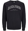 Jack & Jones Sweatshirt - JjeCaleb - Sort