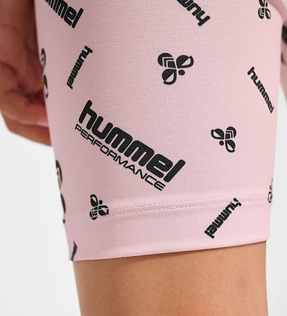 Hummel Cykelshorts - hmlJR - Barely Pink m. Logo