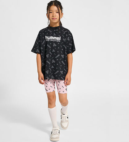Hummel Cykelshorts - hmlJR - Barely Pink m. Logo